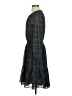 J.Crew 100% Polyester Plaid Green Casual Dress Size S - photo 5