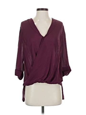 Parker 3/4 Sleeve Silk Top (view 1)