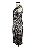 Maggy L Paisley Silver Cocktail Dress Size 4 - photo 5