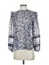 1.State 100% Polyester Blue Long Sleeve Blouse Size XS - photo 1