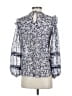 1.State 100% Polyester Blue Long Sleeve Blouse Size XS - photo 2