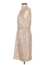 J.Crew 100% Viscose Metallic Silver Cocktail Dress Size 4 - photo 5