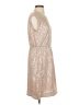 J.Crew 100% Viscose Metallic Silver Cocktail Dress Size 4 - photo 4