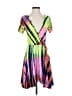 White Mark Tie-dye Green Cocktail Dress Size S - photo 1