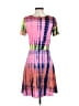 White Mark Tie-dye Green Cocktail Dress Size S - photo 2