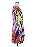 White Mark Tie-dye Green Cocktail Dress Size S - photo 4