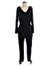 White Birch Solid Black Jumpsuit Size M - photo 1