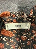 MNG Brown Long Sleeve Blouse Size 4 - photo 7