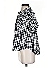 Levi's Checkered-gingham Black Short Sleeve Blouse Size S - photo 5