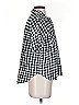 Levi's Checkered-gingham Black Short Sleeve Blouse Size S - photo 4