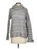 Olive and Oak 100% Polyester Tweed Gray Turtleneck Sweater Size S - photo 1