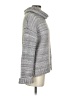 Olive and Oak 100% Polyester Tweed Gray Turtleneck Sweater Size S - photo 4