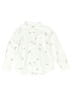 Zara Hearts Ivory Long Sleeve Button-Down Shirt Size 7 - photo 1