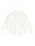 Zara Hearts Ivory Long Sleeve Button-Down Shirt Size 7 - photo 2