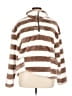 Coeur De Vague Stripes Brown White Pullover Sweater Size XL - photo 1