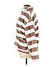 Coeur De Vague Stripes Brown White Pullover Sweater Size XL - photo 5
