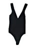 Wilfred Solid Black One Piece Swimsuit Size M - photo 1