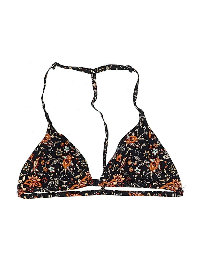 Pre-owned Urban Outfitters Swimsuit Top Orange Print Pattern Swimwear