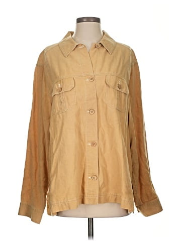 Easy Spirit Long Sleeve Button-Down Shirt (view 1)