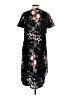 Shein 100% Polyester Floral Black Casual Dress Size M - photo 2