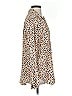 Pilcro 100% Viscose Animal Print Tan Long Sleeve Blouse Size S - photo 4