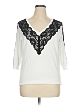 Lane Bryant 3/4 Sleeve Top