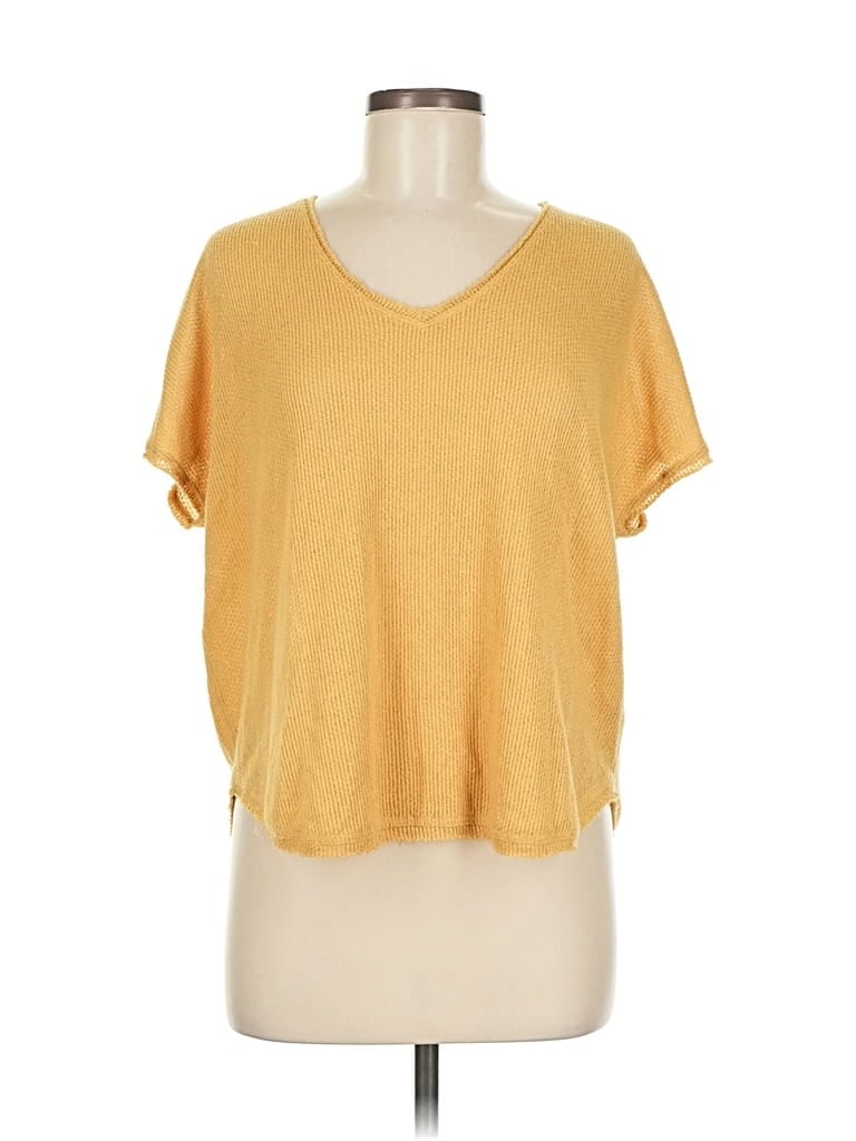 Pre-owned Out From Under Pullover Sweater In Yellow