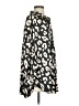 ee:some 100% Polyester Animal Print Black 3/4 Sleeve Blouse Size S - photo 4