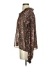 MNG Brown Long Sleeve Blouse Size 4 - photo 5