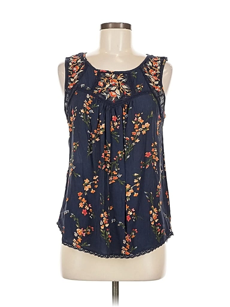 Pre-owned Mason & Belle Sleeveless Blouse In Blue