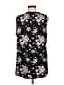Carolina Belle Floral Multi Color Black Sleeveless Blouse Size M - photo 2