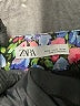 Zara 100% Polyester Floral Blue Pink Casual Skirt Size M - photo 4