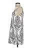 Unbranded Graphic Silver Cocktail Dress Size S - photo 5