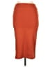 Bar III Solid Orange Casual Skirt Size L - photo 2