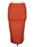 Bar III Solid Orange Casual Skirt Size L - photo 1