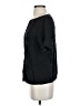 Theory 100% Silk Black Short Sleeve Silk Top Size S - photo 5