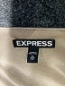 Express 100% Polyester Solid Tan Gray Cocktail Dress Size XS - photo 4