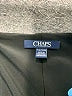 Chaps Solid Black Casual Dress Size XL - photo 6
