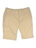 Adidas 100% Polyester Solid Tan Khaki Shorts Size 2 - photo 1
