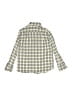 Crewcuts Checkered-gingham Ivory Long Sleeve Button-Down Shirt Size 7 - photo 2