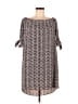 Bar III Chevron-herringbone Gray Casual Dress Size M - photo 1