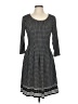 Max Studio Polka Dots Black Casual Dress Size M - photo 1