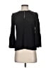 J.Crew 100% Silk Black 3/4 Sleeve Silk Top Size 00 - photo 1
