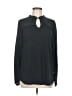 Ruff Hewn Black Long Sleeve Blouse Size M - photo 1