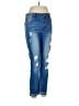 Umgee Hearts Blue Jeans Size 7 - photo 1