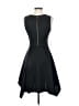 Orange Creek Solid Black Cocktail Dress Size S - photo 2