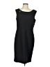 Calvin Klein Solid Black Cocktail Dress Size L (estimated) - photo 1
