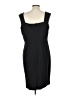 Calvin Klein Solid Black Cocktail Dress Size L (estimated) - photo 2