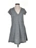Current/Elliott Chevron-herringbone Gray Casual Dress Size XS (0) - photo 1