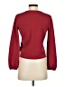 TeXTURE & THREAD Madewell Burgundy Long Sleeve Blouse Size XS - photo 2